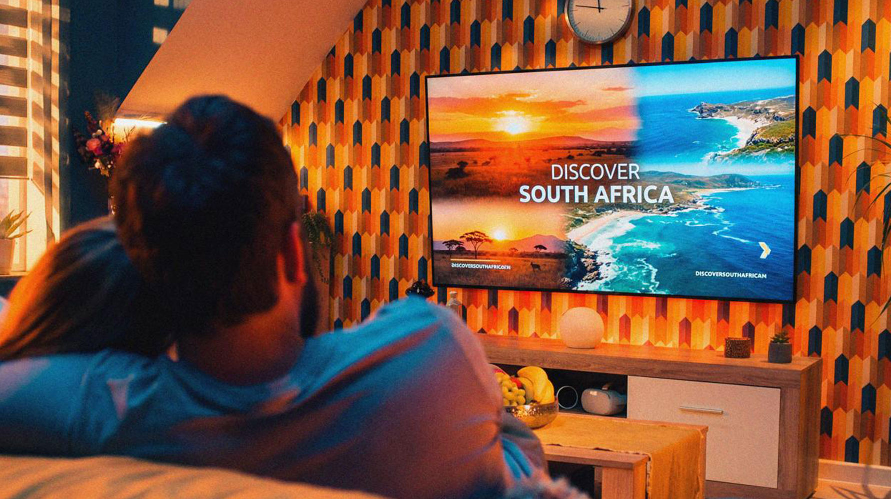 Viewer watching television
